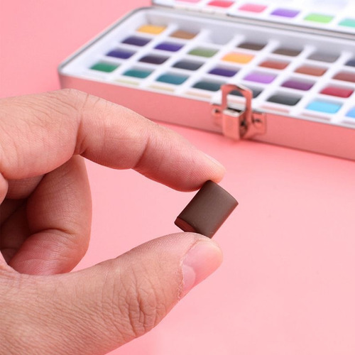 Juego De Pintura De Acuarela Sólida De 72 Colores Con 3 Pin