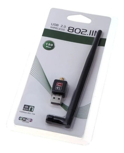 Imagen 3 de 4 de Adaptador Antena Wifi Usb Para Pc Alta Pótencia