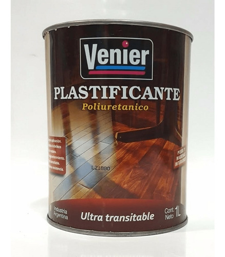 Laca Plastificante Venier Poliuretanica Pisos X 4 Litros