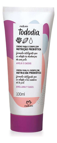 Crema Corporal Hidratante Avellana Y Casís Tododia Natura