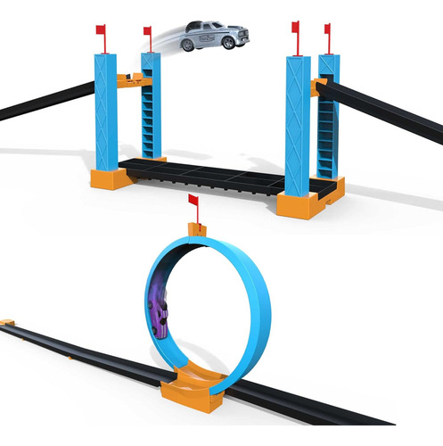 Spin N Rip Corredores Juego De Mega Pistas De Salto De Bucle