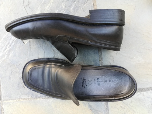 Zapatos Hombre Zara De Cuero Negros | Cuotas sin interés