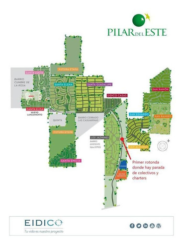 Imagen 4 de 6 de Oportuniad! Lote Venta Santa Elisa, Pilar Del Este - Listo Para Construir