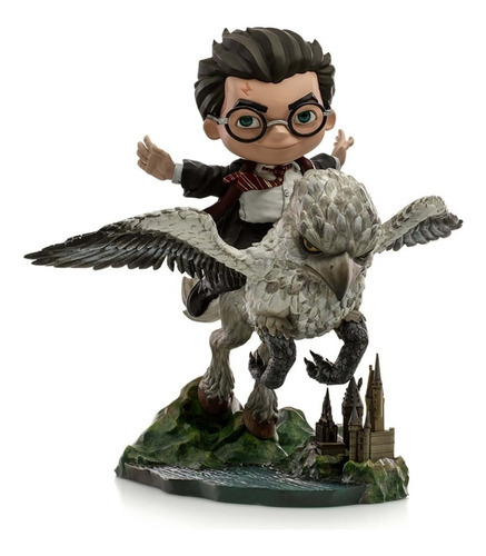 Harry Potter e Buckbeak Minico Iron Studios