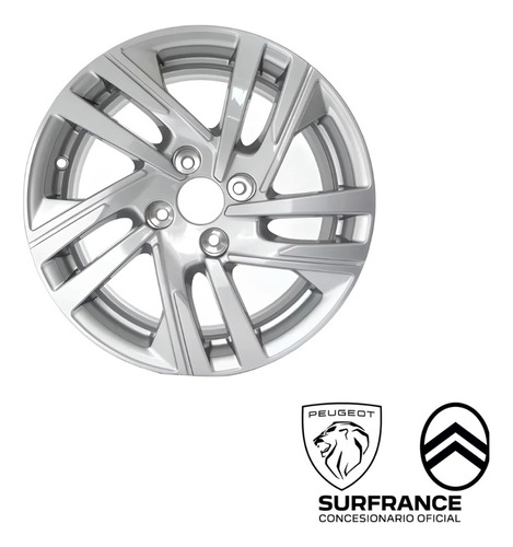 Llanta Original Peugeot 208 Active R 16 2 Gris
