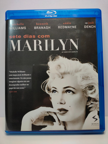 Bluray Sete Dias Com Marilyn Fime Original Dublado (Usado)