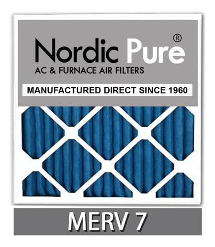 Merv 7 Plisado Ac Horno Filtro De Aire, Caja De 3, 5.1 ...