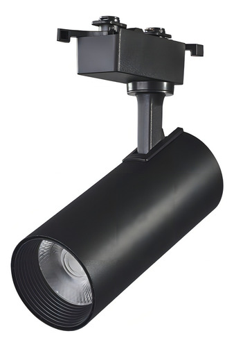 Spot Trilho Led Preto Authentic Evo 30w 2100lm 3000k Branco Quente 127/220v Deluxe By Avant