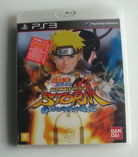 NARUTO SHIPPUDEN: ULTIMATE NINJA STORM GENERATIONS PS3 NOVO LACRADO