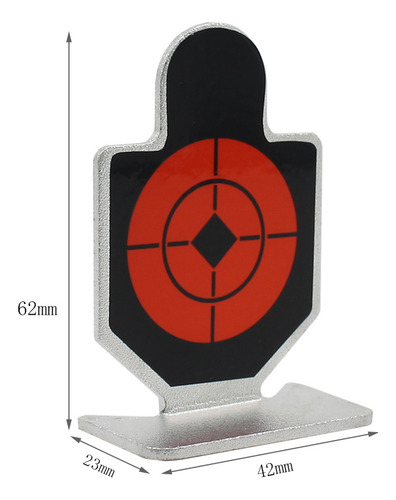 Objetivo De Tiro Tactico 6 Pzs Aluminio Air Soft Hidrógel