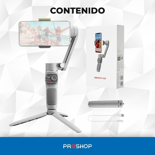 Imagen 10 de 10 de Gimbal Zhiyun Smooth Q3 Estabilizador Celular Tripode !!