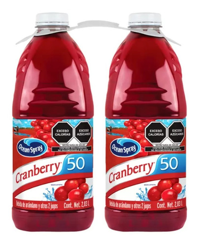 Bebida De Arándano 2 Pzs De 2.83 L Ocean Spray