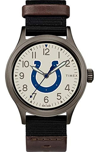 Reloj Timex Twzfcolmb Nfl Clutch Indianapolis Colts Para Hom