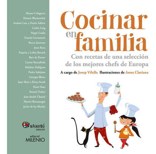 Cocinar En Familia, De Varios Autores. Editorial Milenio Publicaciones S.l., Tapa Dura En Español