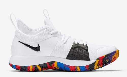 Zapatos Deportivos Nike Pg 2- Blanco/multicolor - Us9/eu42.5