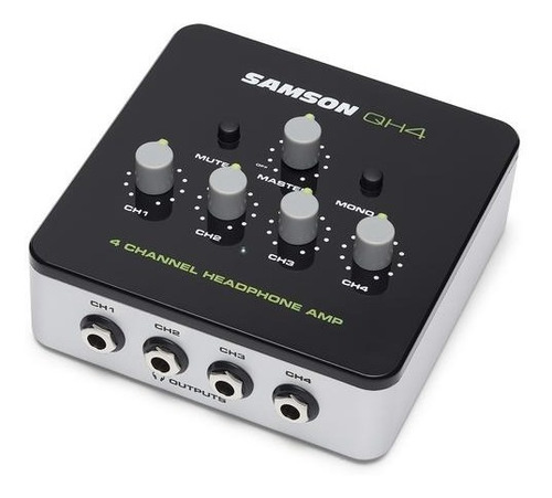 Imagen 2 de 5 de Samson Qh4 Amplificador De Auriculares 4 Salidas