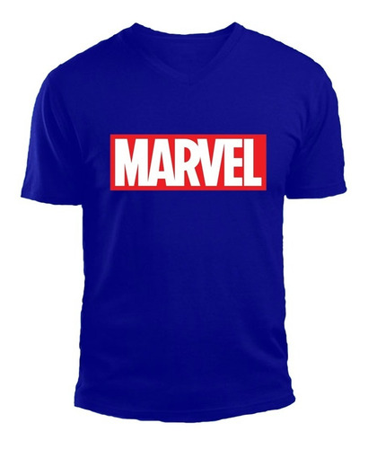 Playera Personalizada Superheroes Marvel Logo Diseño