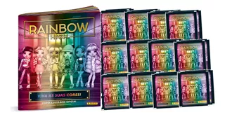 Álbum Rainbow High Com 50 Figurinhas São 10 Envelopes Panini