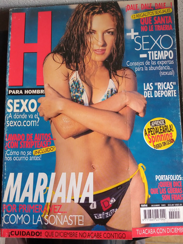 Mariana Ochoa En Revista H Para Hombres Diciembre 2003