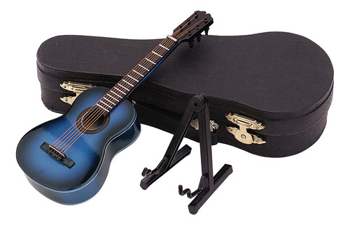 Mini Guitarra Con Soporte Y Estuche Para Niños