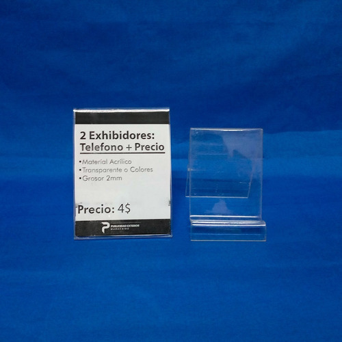 Imagen 2 de 6 de Exhibidor Para Celular + Hablador Acrílico Para Su Vitrina