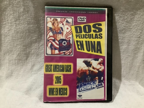 Dvd Wwe Wwe En México 2005 Y The Great American Bash 2005 