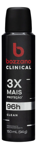 Antitranspirante Bozzano Clean Clinical 150 ml