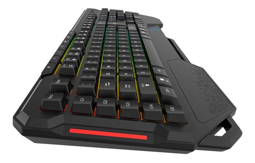 Teclado Gaming Rgb Delux K9600 Multimedia Usb Español 