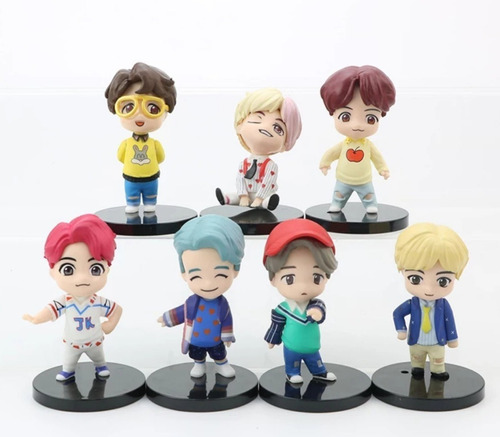 Figuras Bts X7 Muñecos Miden 11 Cm, Figuras Importadas 