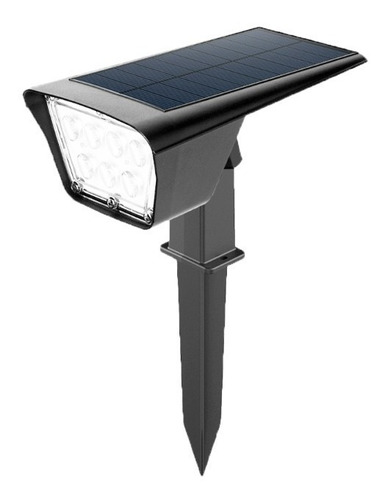 Artefacto Led Solar Con Estaca Jardín 2w Ip65 Frio O Cálido