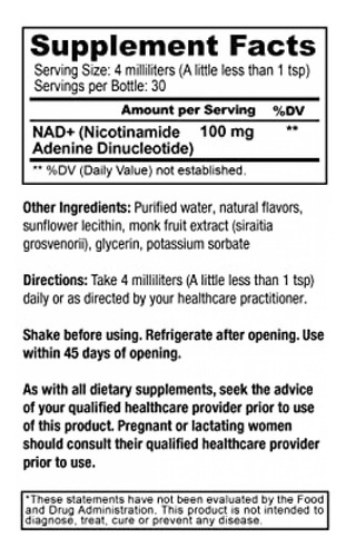 Imagen 8 de 8 de Suplemento Vitamina B3 Liposomal Nad+ De Core Med Science -