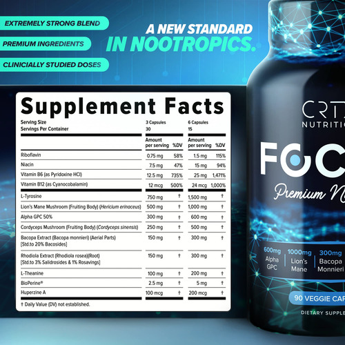 Nootropic Brain Supplements For Memory And Focus - Youthful