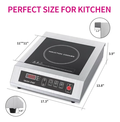 Leconchef - Cocina De Induccion De Acero Inoxidable De Grado