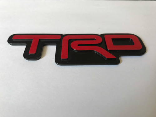 Emblema Trd Rojo  Para Toyota 4runner Fortuner Tacoma Revo