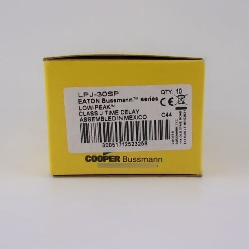 Imagen 2 de 4 de Lpj-30sp Bussmann Fusible 30a 600v