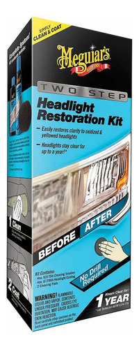 Restaurador De Focos Headligth Restoration Kit Meguiars