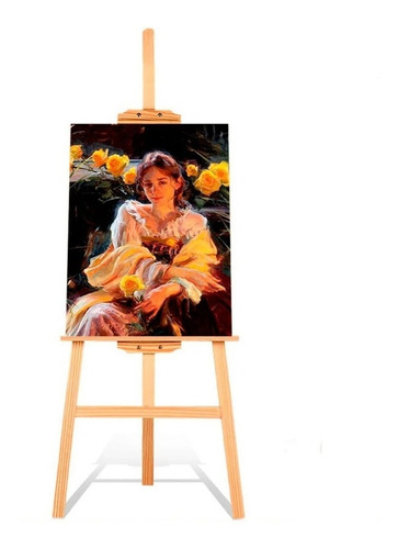Atril Pintura Lienzos Caballete Atril Madera Ajustable 90cm