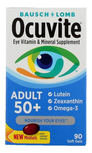 Ocuvite  Bausch 50+ Vitamina Para Los Ojos 90 Caps