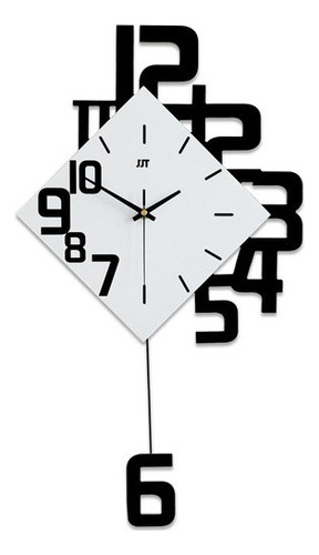 Reloj De Pared Moderno Y Sencillo.