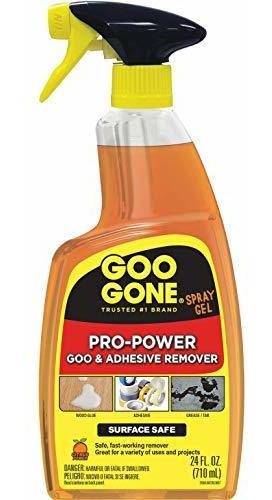 Goo Gone Pro-power Gel En Spray - 24 Onza - Superficie Segur