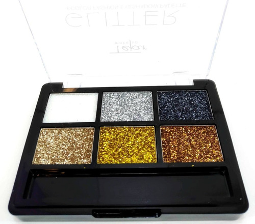 Paleta Sombras De Ojos Glitter Purpurina Gel 6 Colores Tejar