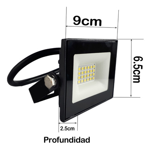 Imagen 4 de 10 de Luz Lampara Para Parrilla Asador 10w Blanco Fria - Calida