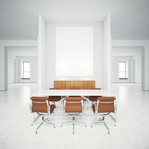 Porcelanato Vite Liscio White 60 X 60 Simil Cementicio No