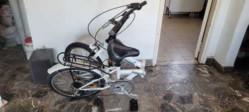 Bicicleta Plegable Rodado 20 Usado Blanco 20 " (Usado)