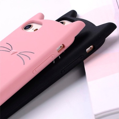 Forro Silicon iPhone / Samsung Serie A Y J Mod.: Gato