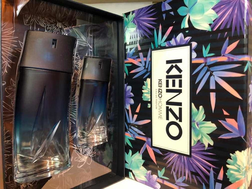 100% Original Kit Kenzo Homme Edp 100 Ml + Mini 30 Ml.