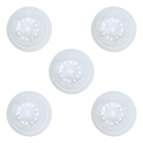 Paquete De 5 Macetas 7 Pulgadas Transparente Para Orquídea