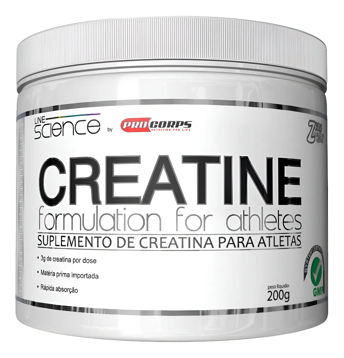 Creatina Monohidratada 200g Pro Corps Pó Sem Sabor