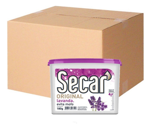 24 Unid. Anti Mofo Secar 180g Lavanda Desumidificador Gaveta