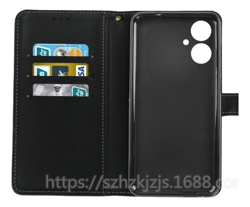 Capa Com Padrão De Crocodilo Para Xiaomi Redmi 13c 5g